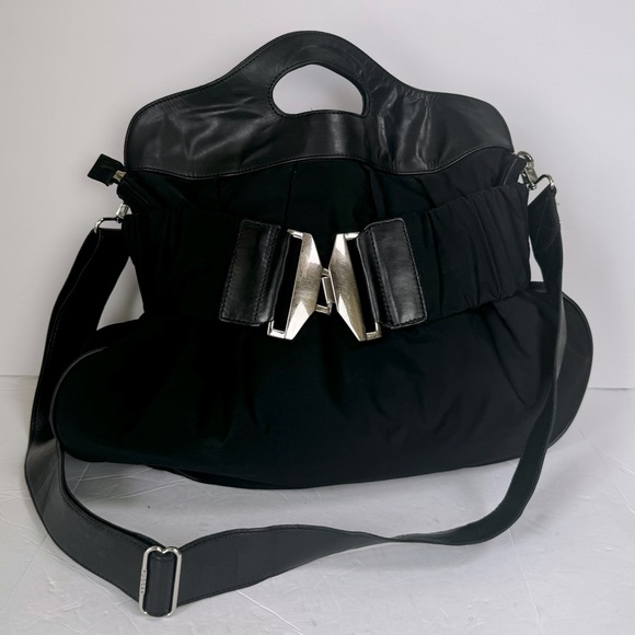 RUDSAK New Tote Bag Belt Shoulder Crossbody Nylon Leather Buckle Minimalist Ruch - Picture 10 of 16